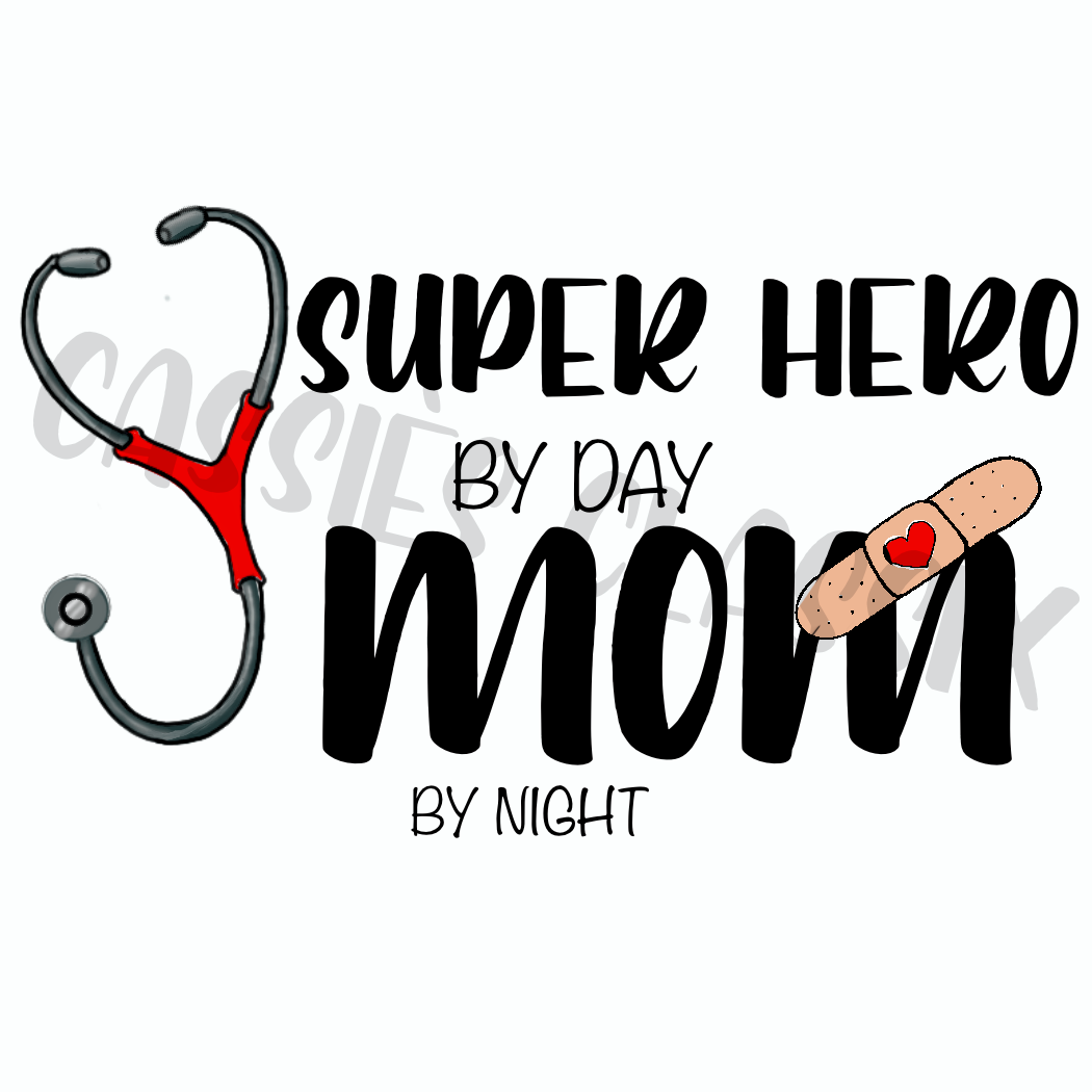 Mom Superhero Nurse - Download only. No physical product