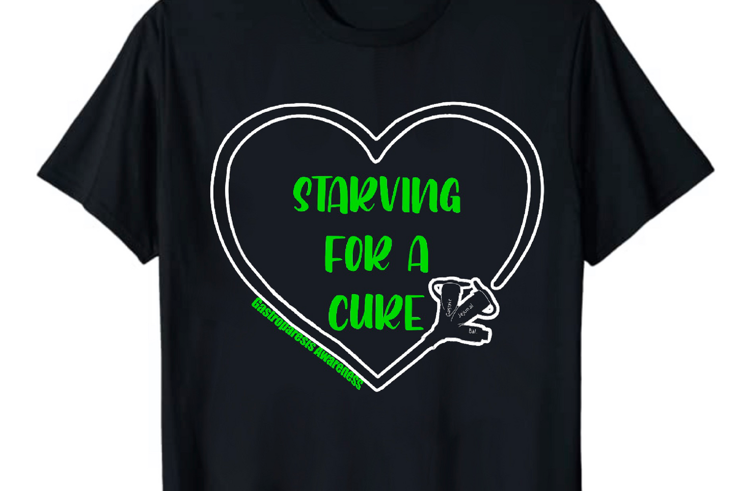 Gastroparesis starving for a cure t-shirt