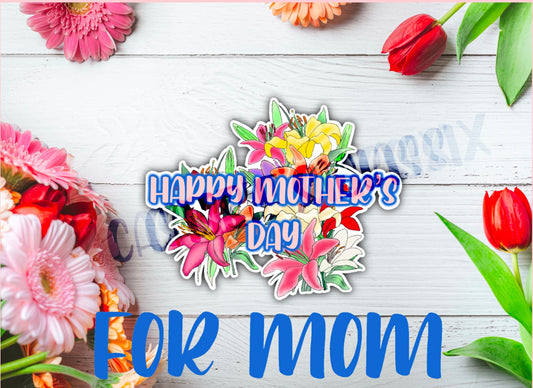 Happy Mother’s Day Flowers Stickers