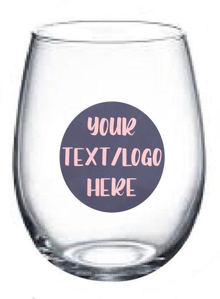 Custom 15oz Stemless Wine Glass